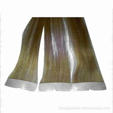 Top Quality Double-sided Tape Remy Human Hair Weft